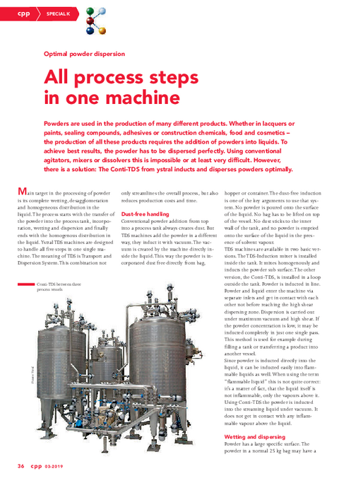 Artikelvorschau "cpp: All process steps in one machine"