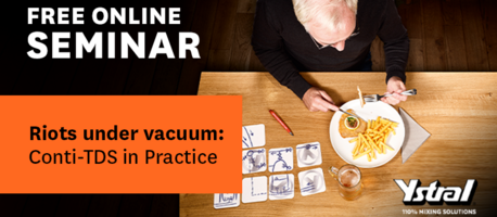 Online seminar Riots under vacuum: Conti-TDS in Practice