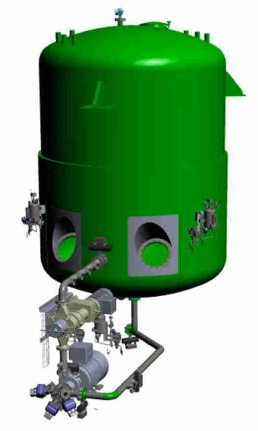 Retrofitting of two jetstream mixers